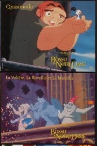 1d776 HUNCHBACK OF NOTRE DAME 10 French LCs '96 Walt Disney cartoon from Victor Hugo's novel!