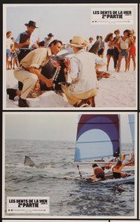 1d800 JAWS 2 12 French LCs '78 just when you thought it was safe to go back in the water!