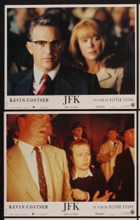 1d801 JFK 10 French LCs '91 directed by Oliver Stone, Kevin Costner as Jim Garrison!