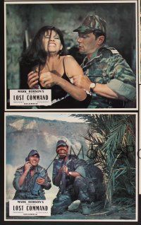 1d821 LOST COMMAND 12 French LCs '66 Anthony Quinn, Alain Delon, Claudia Cardinale~
