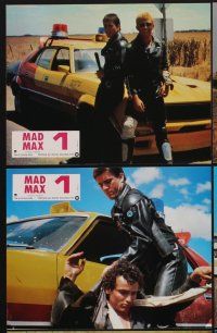 1d822 MAD MAX 11 French LCs R83 art of wasteland cop Mel Gibson, George Miller Aussie sci-fi classic