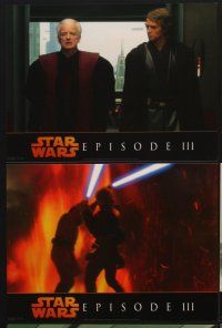 1d865 REVENGE OF THE SITH 12 French LCs '05 Star Wars Episode III, Ewan McGregor, Christensen!