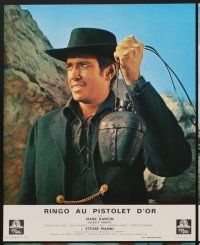 1d868 RINGO & HIS GOLDEN PISTOL 6 style B French LCs '66 Mark Damon in title role, spaghetti western