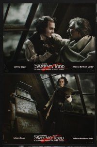 1d892 SWEENEY TODD THE DEMON BARBER OF FLEET STREET 6 French LCs '07 Johnny Depp, Helena Carter