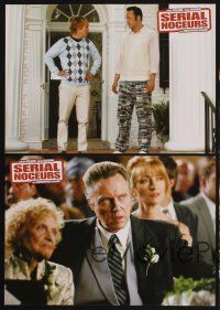 1d919 WEDDING CRASHERS 8 French LCs '05 hard partying Owen Wilson & Vince Vaughn!