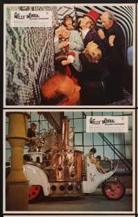 1d921 WILLY WONKA & THE CHOCOLATE FACTORY 12 French LCs '71 Gene Wilder, it's scrumdidilyumptious!