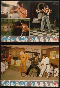 1d561 BRUCE LEE: THE MAN, THE MYTH 8 Hong Kong LCs '76 Bruce Lee biography, True Story!
