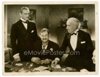 1e608 GRAND HOTEL deluxe 10x13 still '32 Lionel Barrymore between John & Lewis Stone by Brown!