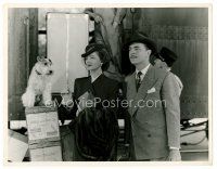 1e713 THIN MAN GOES HOME deluxe 10x13 still '44 William Powell, Myrna Loy & Asta the dog too!