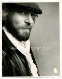 1e579 DONALD SUTHERLAND deluxe 11x14 still '69 smiling bearded portrait by Lawrence Schiller!