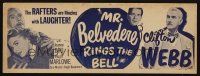 1e006 MR. BELVEDERE RINGS THE BELL drugstore counter display '51 Clifton Webb, Joanne Dru!
