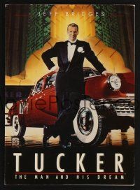 1e010 TUCKER: THE MAN & HIS DREAM screening pass '88 Francis Ford Coppola, c/u of Jeff Bridges!