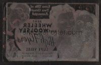 1e034 HIGH FLYERS printing plate '37 Wheeler & Woolsey with sexy Lupe Velez!