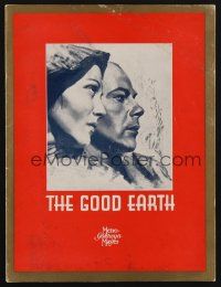 1e166 GOOD EARTH program '37 Asian Paul Muni & Luise Rainer, from Pearl S. Buck novel!