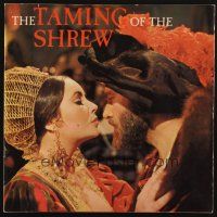 1e192 TAMING OF THE SHREW program '67 Elizabeth Taylor & Richard Burton, directed by Zeffirelli!