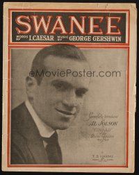 1e887 SWANEE sheet music '19 Caesar & George Gershwin, Al Jolson at Winter Garden!