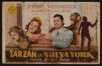 1e386 TARZAN'S NEW YORK ADVENTURE Spanish herald '42 Johnny Weissmuller, O'Sullivan, Sheffield!