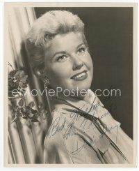 1e215 DORIS DAY signed 8x10 still '56 head & shoulders portrait from Pajama Game by Bert Six!