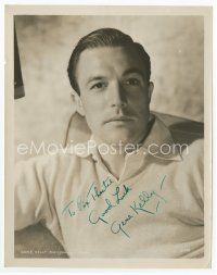 1e222 GENE KELLY signed 8x10 still '54 head & shoulders portrait of the musical star!