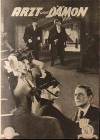 1e478 DR. JEKYLL & MR. HYDE Austrian program '41 different images of Spencer Tracy & Bergman!