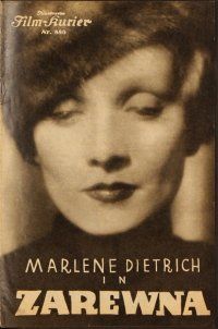 1e511 SCARLET EMPRESS Austrian program '34 Josef von Sternberg, Marlene Dietrich, different!