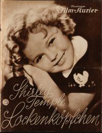 1e412 CURLY TOP German program '35 great different images of cute Shirley Temple & John Boles!