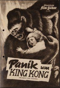 1e434 MIGHTY JOE YOUNG German program '50 first Ray Harryhausen, great different images + art!