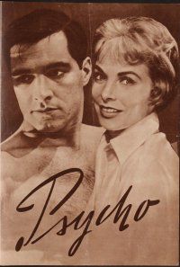 1e443 PSYCHO Das Neue German program '60 Janet Leigh, Anthony Perkins, Alfred Hitchcock, different!