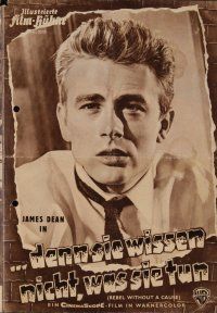1e446 REBEL WITHOUT A CAUSE German program '56 Nicholas Ray, James Dean, Natalie Wood, different!