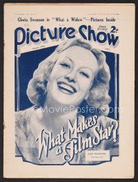 1f327 PICTURE SHOW English magazine August 29, 1931 head & shoulders portrait of Joan Crawford!