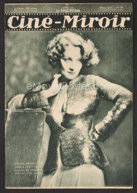 1f352 CINE-MIROIR French magazine Sept 11, 1931 Marlene Dietrich in von Sternberg's Dishonored!