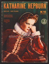 1f368 KATHARINE HEPBURN French magazine '30s special issue on Kate, portrait as Mary of Scotland!
