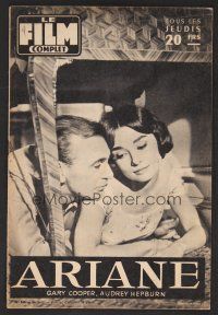 1f374 LOVE IN THE AFTERNOON French mag Oct 24, 1957 special issue of Le Film Complet on this movie!