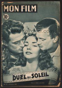 1f360 DUEL IN THE SUN French magazine February 23, 1949 special issue of Mon Film about this movie!