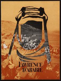 1f279 LAWRENCE OF ARABIA French program '63 David Lean classic starring Peter O'Toole!