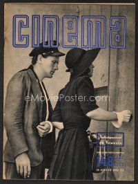 1f395 CINEMA Italian magazine August 25, 1942 Calamai & Massimo Girotti in Visconti's Ossessione!