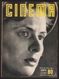 1f398 CINEMA Italian magazine February 15, 1952 Ingrid Bergman in Roberto Rossellini's Europa 51!