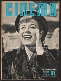 1f399 CINEMA Italian magazine March 1, 1952 Giulietta Masina in Fellini's The White Sheik!