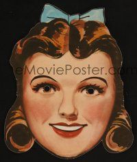 1f006 JUDY GARLAND special 8x9 par-T-mask '39 really cool party mask of Dorothy from Wizard of Oz!