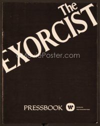 1f468 EXORCIST pressbook '74 William Friedkin, Max Von Sydow, William Peter Blatty horror classic!
