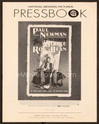 1f499 LIFE & TIMES OF JUDGE ROY BEAN pressbook '72 John Huston, art of Paul Newman by Richard Amsel!