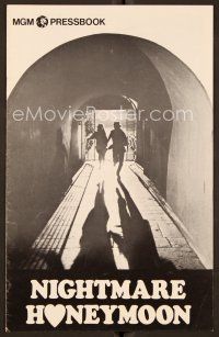 1f540 NIGHTMARE HONEYMOON pressbook '73 do not see it with someone you love, it's only a movie!