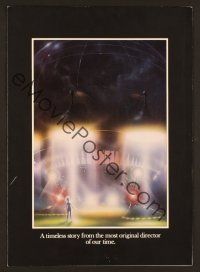 1f110 E.T. THE EXTRA TERRESTRIAL promo brochure '82 Steven Spielberg classic, different art!