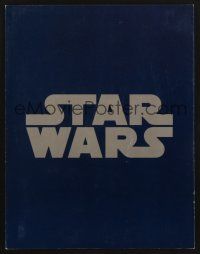 1f125 STAR WARS screening program 1977 George Lucas classic sci-fi epic, title & full credits!