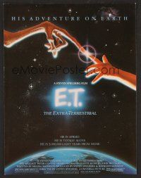 1f021 E.T. THE EXTRA TERRESTRIAL trade ad '82 Steven Spielberg classic, John Alvin art!