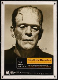 1g147 FILM ARCHIV AUSTRIA linen German '00 great image of Boris Karloff as Frankenstein!