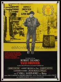 1g152 TAXI DRIVER linen German '76 classic image of Robert De Niro, directed by Martin Scorsese!