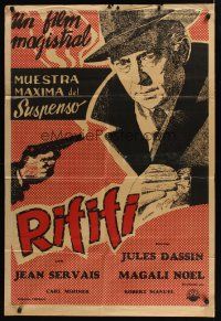 1h104 RIFIFI Argentinean R60s Jules Dassin's Du rififi chez les hommes, Villarreal art of Servais!