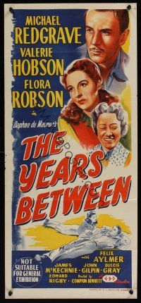 1h049 YEARS BETWEEN Aust daybill '47 Michael Redgrave is Hobson's spouse who returns from the dead