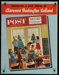 1j062 SATURDAY EVENING POST DECEMBER 8, 1951 special 22x28 '51 Falter art of kids at Christmas!